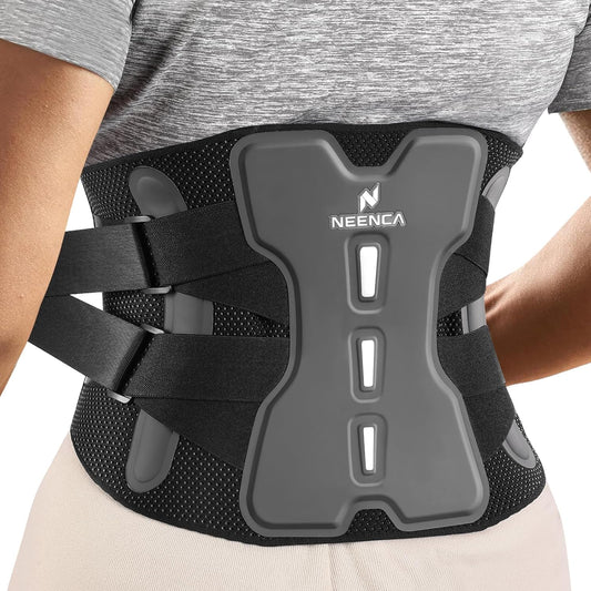 Back Brace for Lower Back Pain Relief with Bionic Support System, Adjustable Lumbar Support Belt for Men & Women with Lumbar Pad, Soft Breathable Mesh for Herniated Disc, Sciatica, Scoliosis...